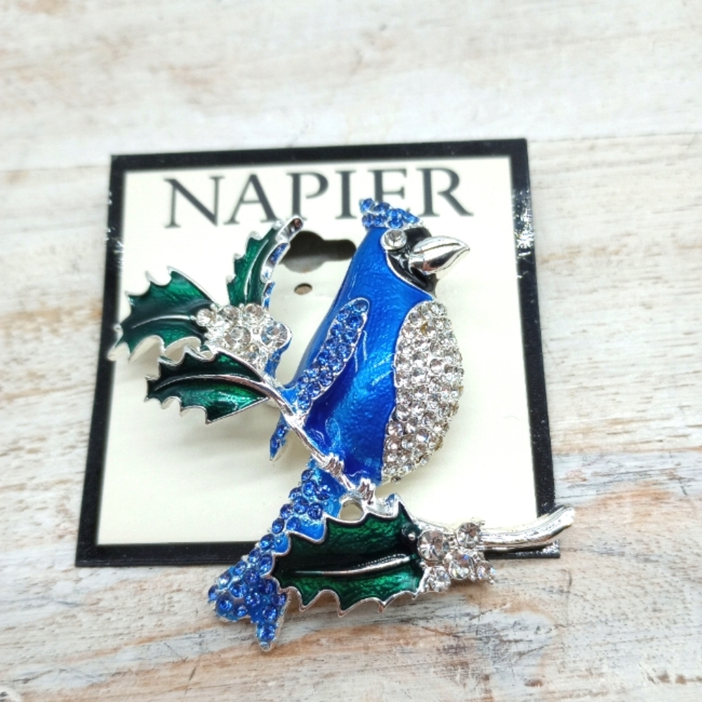🐦Napier Christmas Bluebird Pin
